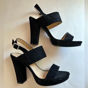 Block Heel Sandals 5" Heel